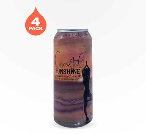 Humble Forager Brewery Coastal Sunshine Version 8 Fruited Smoothie Sour Ale 4 Pack (16oz)