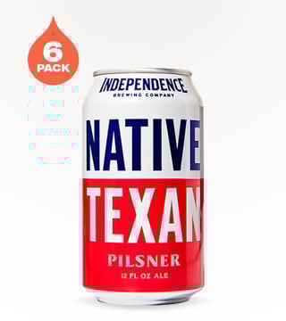 Independence Brewing Native Texan Pilsner 6 Cans (12oz)