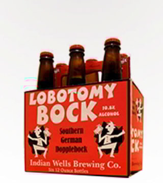 Indian Wells Lobotomy Bock Seasonal Specialty Beer 6 Bottles (12oz)