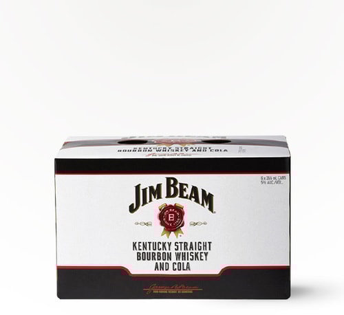 Jim Beam Bourbon and Cola 6 Cans (12oz)