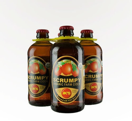 J.K's Scrumpy Hard Cider Farmhouse Organic Cider 4 Bottles (12oz)