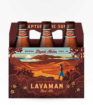 Kona Brewing Lavaman Red Ale 6 Bottles