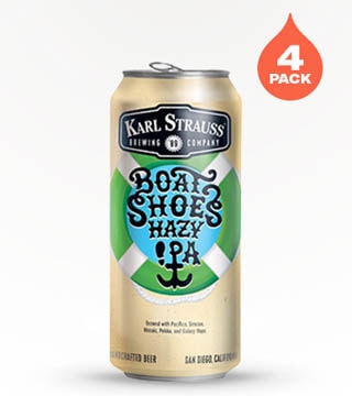 Karl Strauss Brewing Boat Shoes Hazy IPA 4 Cans 16 oz