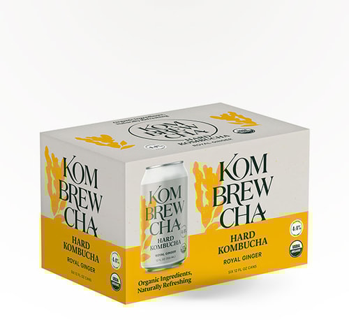 Kombrewcha Royal Ginger Hard Kombucha 6 Cans (12oz)