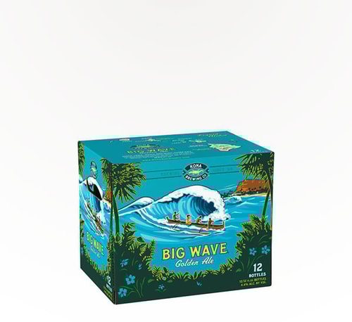 Kona Brewing Big Wave Golden Ale 12 Bottles 12oz