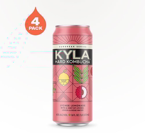 Kyla Hard Kombucha Lychee Lemonade 4 Pack (16oz)
