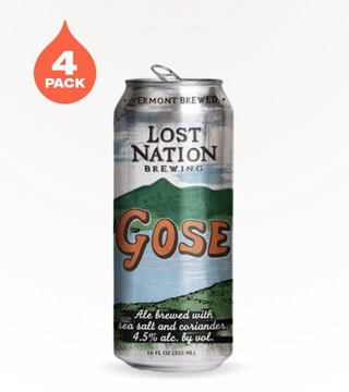 Lost Nation Brewing Gose Ale 4 Cans 16 oz