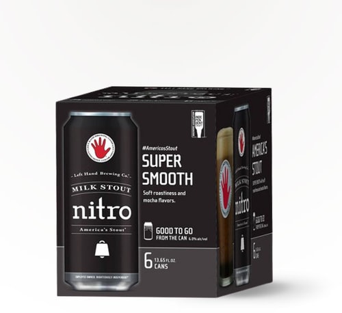 Left Hand Brewing Nitro Milk Stout 6 Cans 13.65 oz