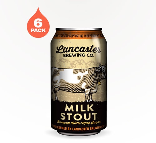 Lancaster Brewing Milk Stout 6 Cans (12oz)