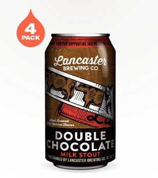 Lancaster Brewing Double Chocolate Milk Stout 4 Cans 12 oz