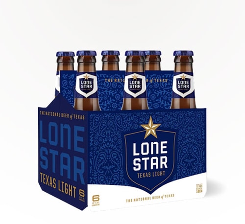 Lone Star Brewing Texas Light Lager 6 Bottles (12oz)