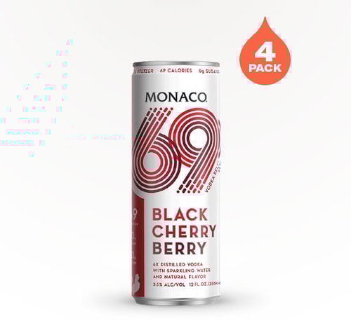 Monaco 69 Black Cherry Berry 4 Cans (12oz)