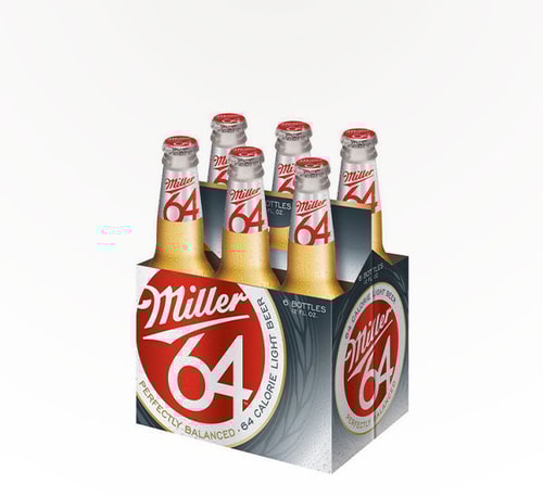 Miller Genuine 64 Light Lager 6 Bottles (12oz)