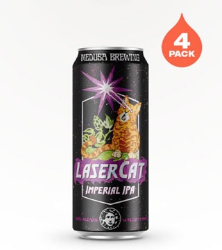 Medusa Brewing Laser Cat Imperial IPA 4 Pack (16oz)