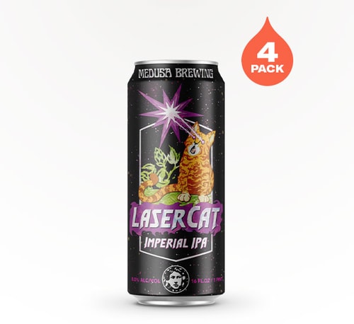 Medusa Brewing Laser Cat Imperial IPA 4 Pack (16oz)