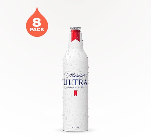 Michelob Ultra Light Lager 8 Bottles (16oz)