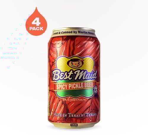 Martin House Brewing Best Maid Spicy Pickle Beer Sour Ale 4 Cans (12oz)