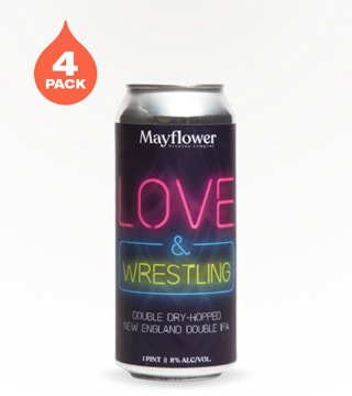 Mayflower Brewing Love and Wrestling New England IPA 4 Cans 16 oz