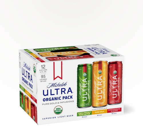 Michelob Ultra Pure Gold and Infusions Variety Pack 12 Cans (12oz)