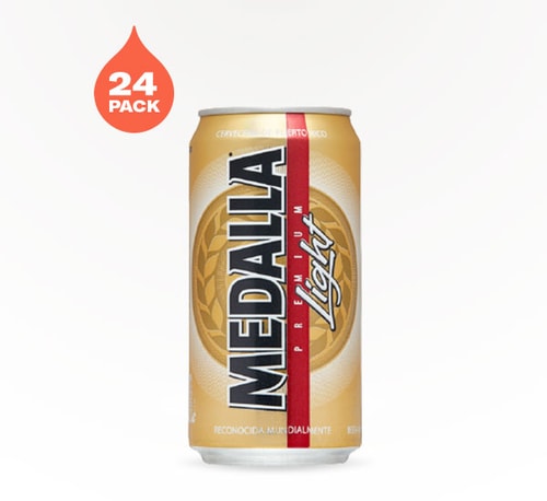 Medalla Light Lager 24 Cans (12oz)