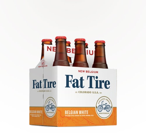 New Belgium Brewing Fat Tire Belgian White Wheat Ale 6 Bottles 12oz
