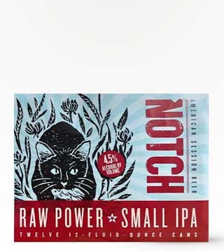 Notch Brewing Raw Power IPA 12 Cans 12 oz
