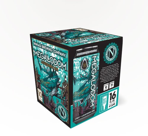 Ninkasi Brewing Megalodom Double IPA 4 Pack (16oz)
