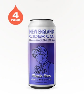New England Cider Purple Rain Hard Cider 4 Pack (16oz)