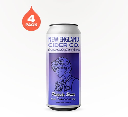 New England Cider Purple Rain Hard Cider 4 Pack (16oz)