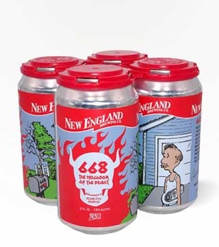 New England Brewing 668 The Neighbor of the Beast Strong Ale 4 Cans 12 oz