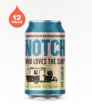 Notch Brewing Who Loves the Sun Blonde Ale 12 Cans 12 oz