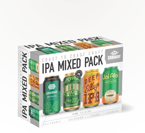 Oskar Blues Brewery Canarchy Coast to Coast IPA Mixed Pack 12 Cans (12oz)