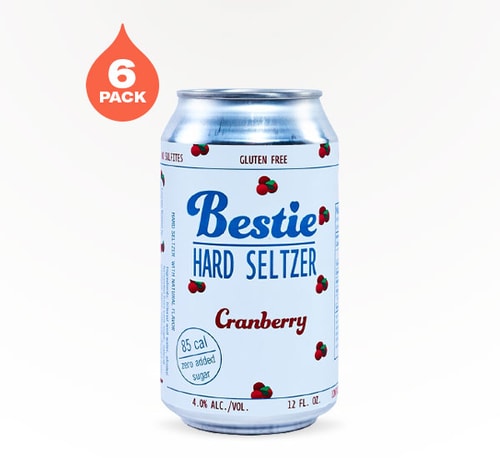 Overshores Brewing Bestie Cranberry Hard Seltzer 6 Cans (12oz)
