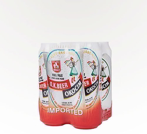 Okocim O.K. Pilsner Imported Beers 4 Cans (500ml)