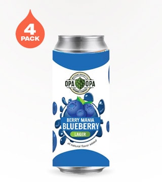 Opa Opa Brewing Berry Mania Blueberry Lager 4 Cans 16 oz