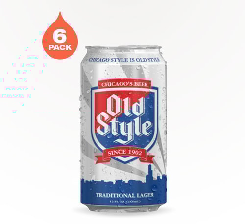 Old Style Lager Beer 6 Cans (12oz)