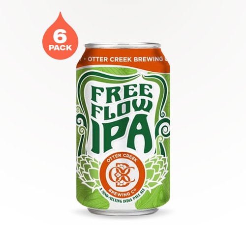 Otter Creek Brewing Free Flowing IPA 6 Cans (12oz)