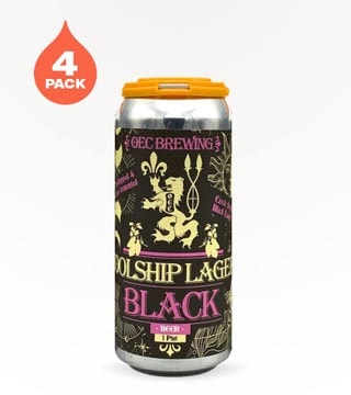 OEC Brewing Black Coolship Lager 4 Cans 16 oz