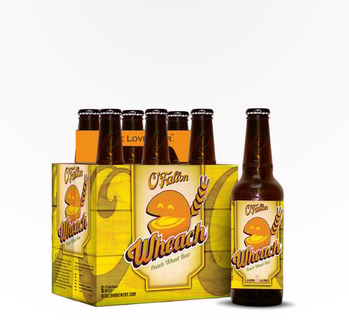 O'Fallon Wheach Peach Wheat Beer 6 Bottles (12oz)