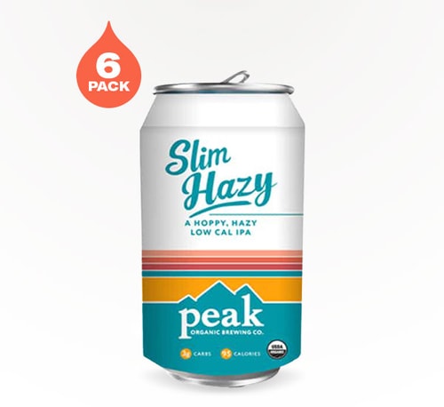 Peak Organic Brewing Slim Hazy Low-Cal IPA 6 Cans (12oz)