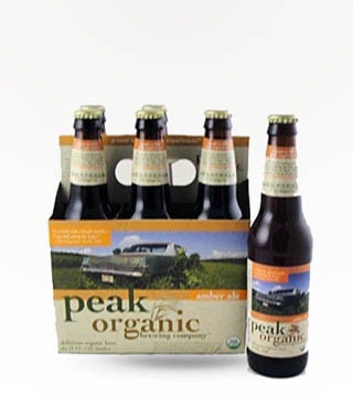 Peak Organic Brewing Amber Ale 6 Bottles 12 oz