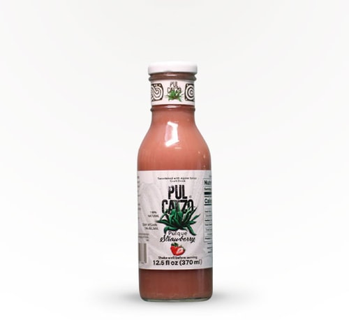 Pul Catzo Pulque Strawberry 12.5 oz Bottle