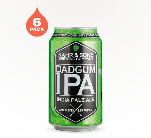 Rahr and Sons Brewing Dadgum IPA 6 Cans (12oz)