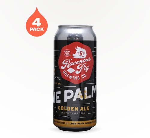 The Ravenous Pig Brewing Lone Palm Golden Ale 4 Pack (16oz)