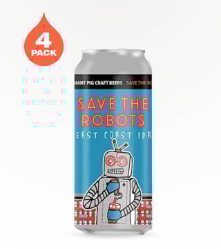 Radiant Pig Craft Beers Save the Robots IPA 4 Cans 16 oz