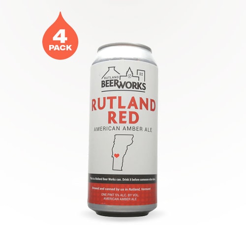 Rutland Beerworks Rutland Red Amber Ale 4 Pack (16oz)