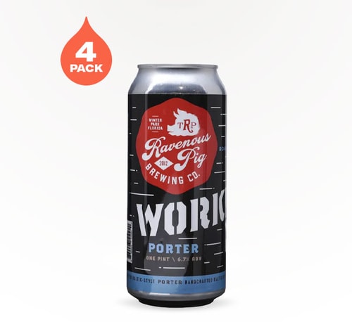 The Ravenous Pig Brewing Working Man Porter 4 Pack (16oz)