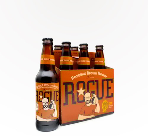 Rogue Ales Hazelnut Brown Nectar Ale 6 Bottles (12oz)