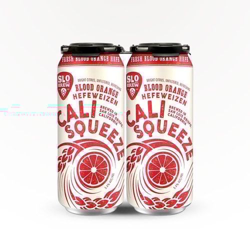 SLO Brew Blood Orange Cali Squeeze Hefeweizen 4 Pack (16oz)