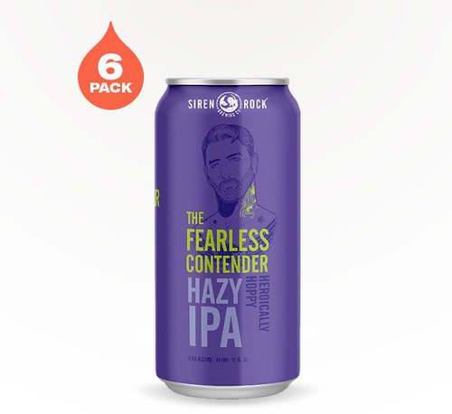 Siren Rock Brewing Fearless Contender Hazy IPA 6 Cans 12oz